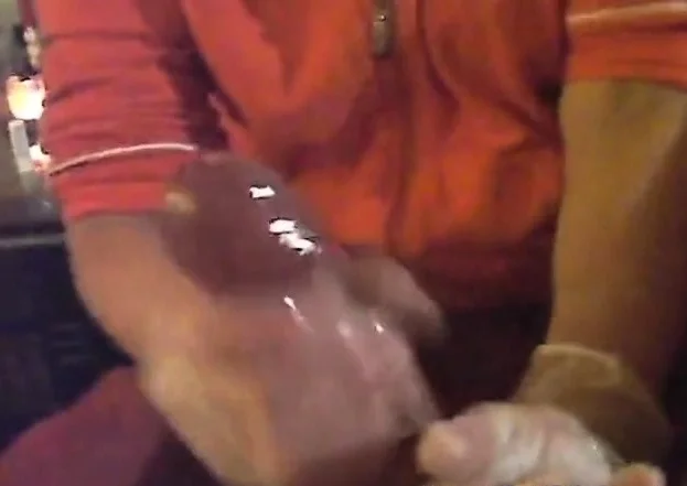 girl jerks her husband's cock