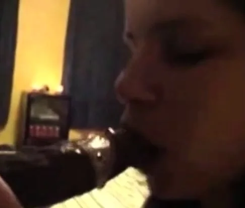 White Girl Salivating On BBC