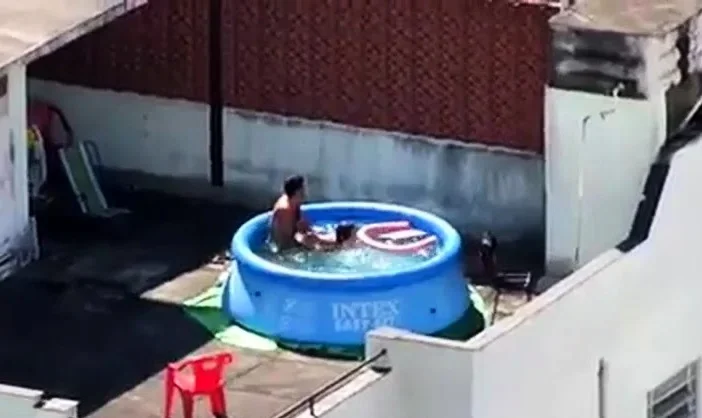 Hidden cam fucking on the roof