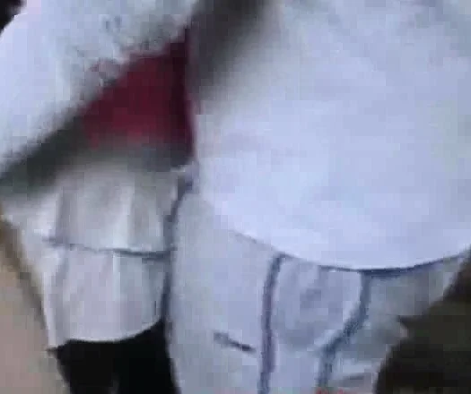Amateur hottie fucked outdoor in public
