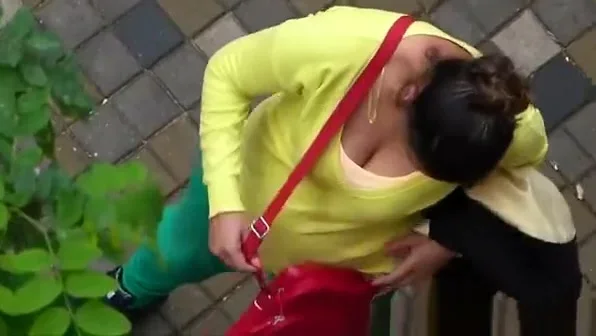 Cleavage gypsy girl