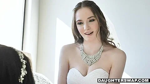 Hazel Moore And Jazmin Luv In Virgin-ish Daughters Swapped Before Ceremony!