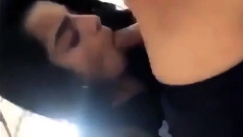 Greek bitch sucks cock in garage