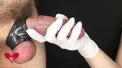 Peehole And Urethral Play With A Dilator And A Glass Drinking Straw. Sperm Extraction Second View