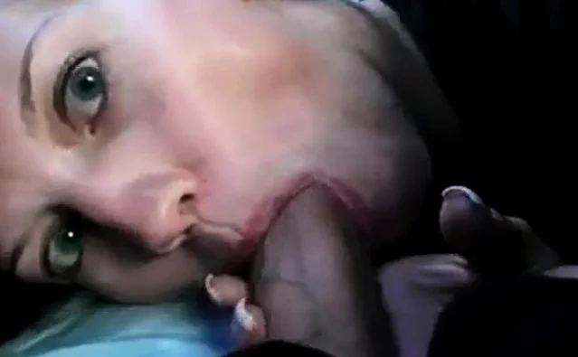Slut Sucks Cock On A Bus
