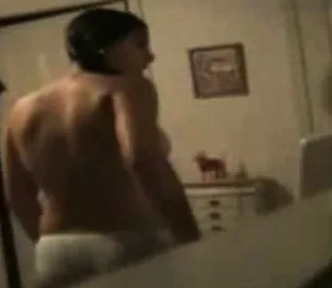 Hidden cam caught not my busty sister nude in bathroom