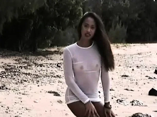 Slender Leilani gets off on being filmed while showing off her body