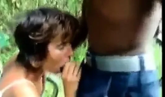 Cuckold Dream Girl sucks BBC in the park!