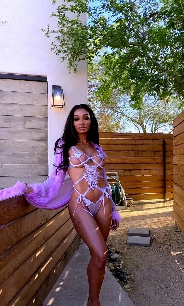 Busty brunette solo masturbation