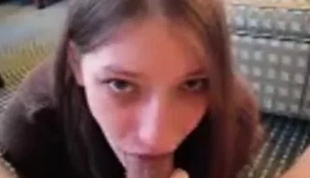 Hot amateur teen blowjob and facial HD video