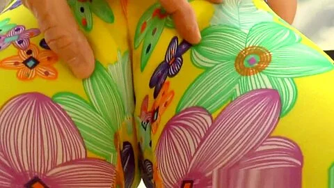 Booty Ho Shows Camel Toe