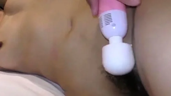 Horny japanese teen oiled and toyed