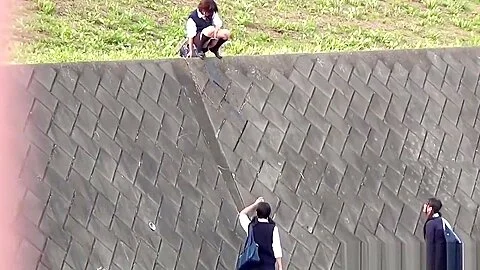 teen 18+ Asians Pee Outdoors