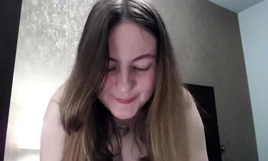 Chubby and juicy girl caresses her hairy pussy