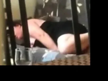 Spying my horny mum masturbating on couch