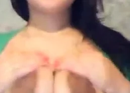 Milky saggy tits