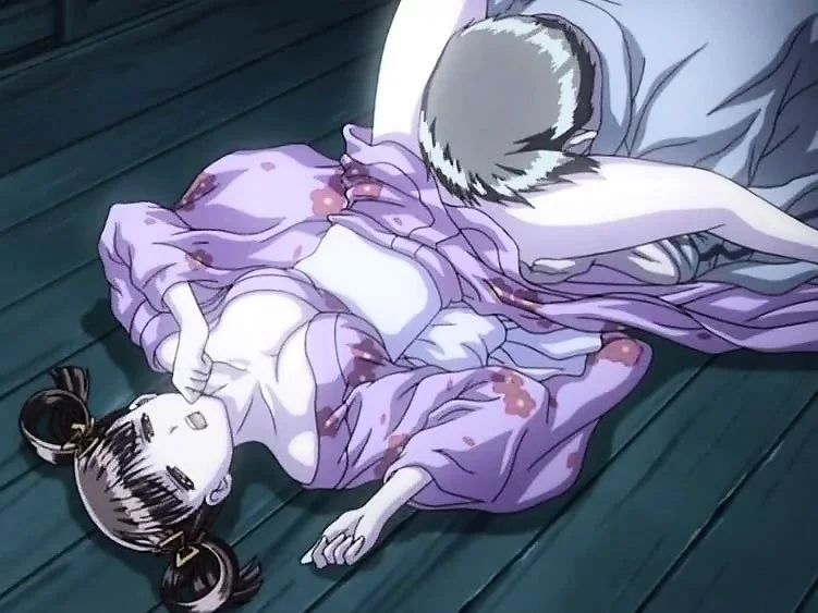 Mizu is getting nailed in the bathtub and then by a robed priest