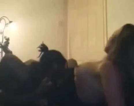 White girl taking that big black dick
