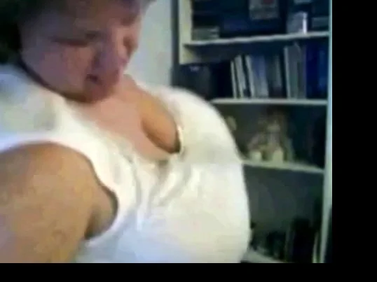 Mature Nancy playing with her boobs on webcam