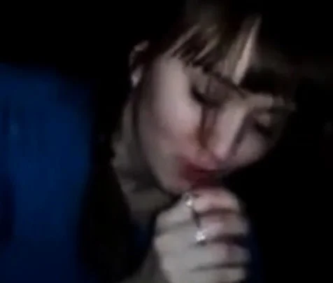 She sucks a guys cock she just met that night