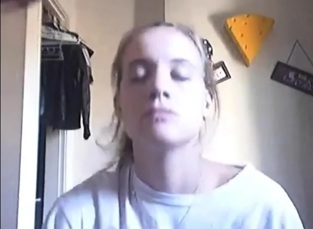 Wanking-off on her