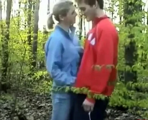 Blowjob in the woods