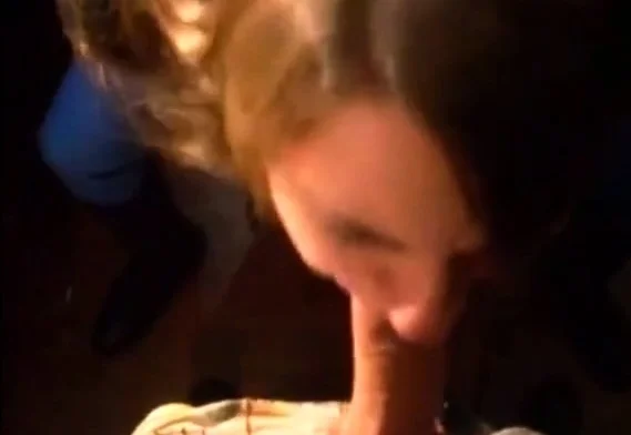 She was so horny that she couldnt wait to suck cock