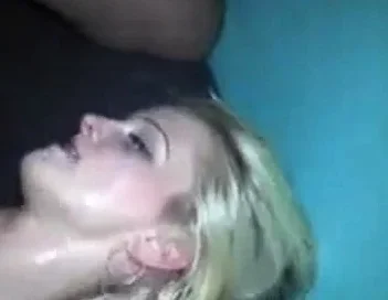 Busty blond with tatoos gangbanged