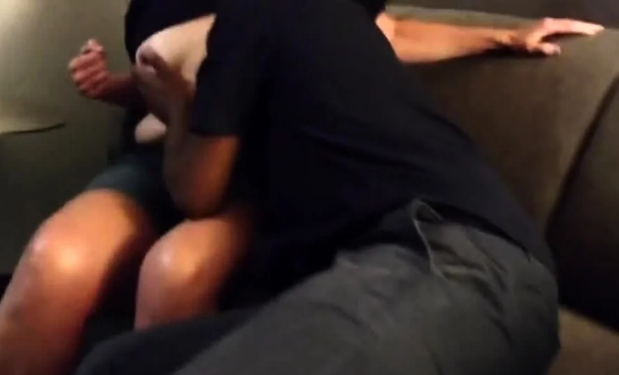 Cuckold - Girl with BBC in Hotel, husband films