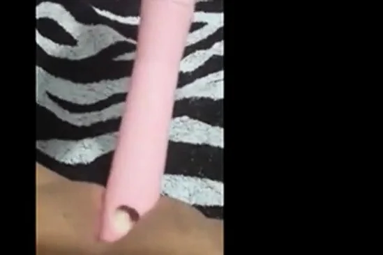 Teen takes on hairbrush, the hairbrush wins.