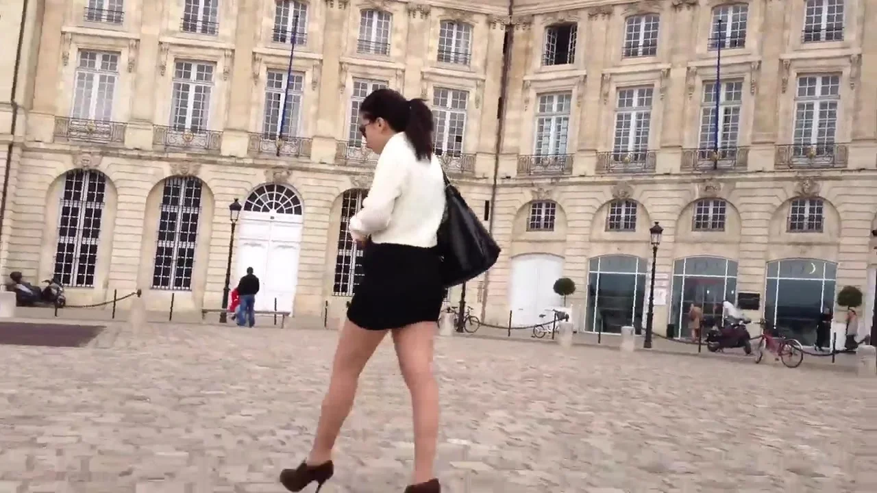 Sexy mini skirt legs high heel 02