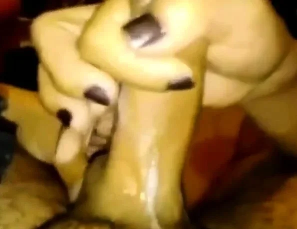 Two sluts sharing fat boy's cum