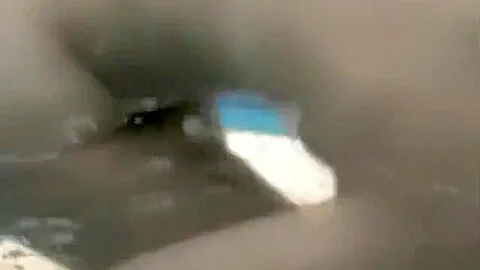 Pretty lady demonstrates her trimmed vagina underwater