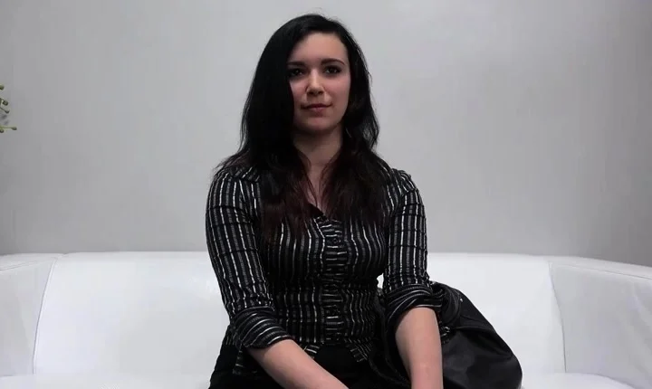 Busty brunette solo masturbation