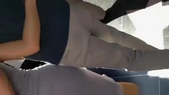 Nice ass in tight see through dress