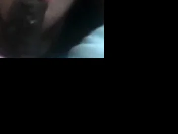 Brotha getting some white girl head in his car
