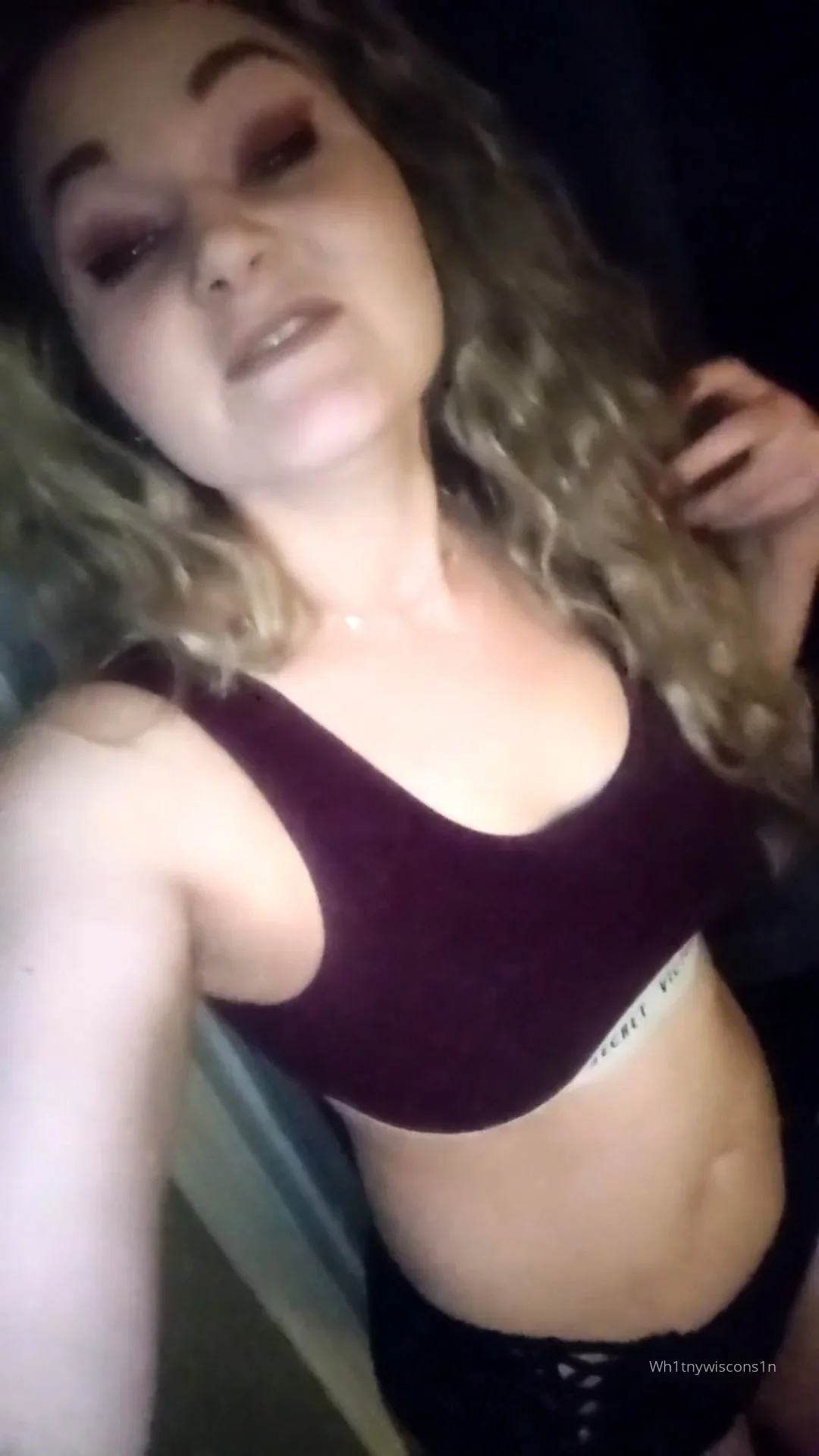 Big Boobed Blonde Masturbates With A Dildo In The Bathroom