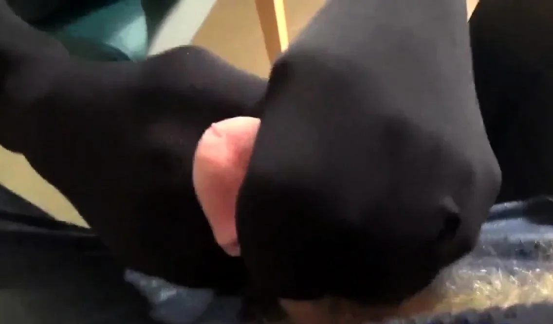 nylon footplay under the table