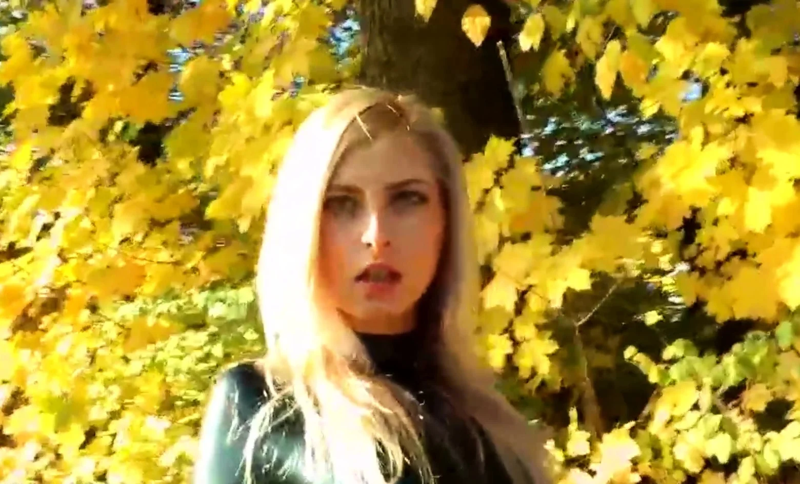 Stunning blond MILF brutally fisted outdoors