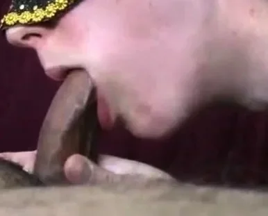 She makes a real mess when sucking dick