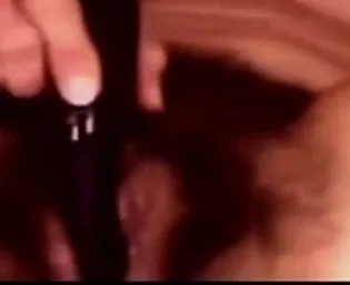 Very Hairy Pussy Toyed on Cam BVR