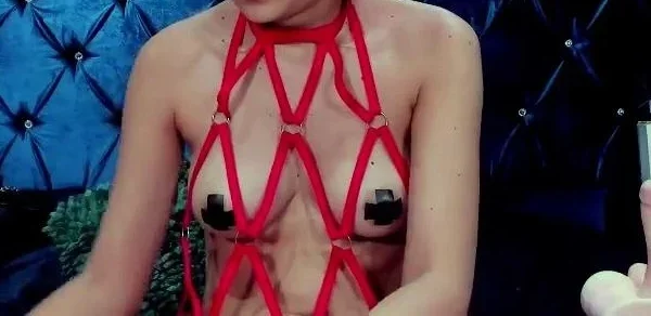 Beauty small tit amateur teen masturbating her shaved pussy