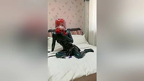 Kigurumi Selfbondage Breathplay