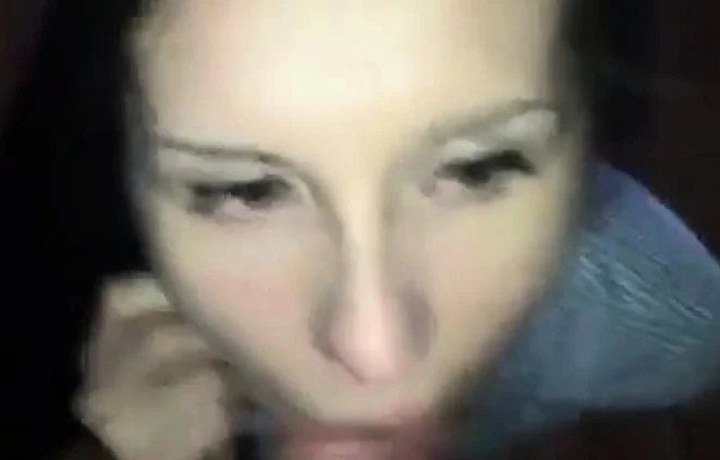 Amateur blowjob and facial on ExGf