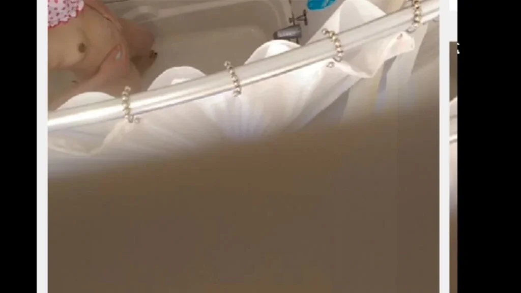 in shower
