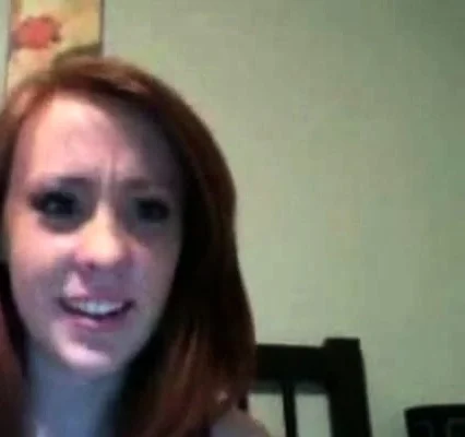 redhead boob flash