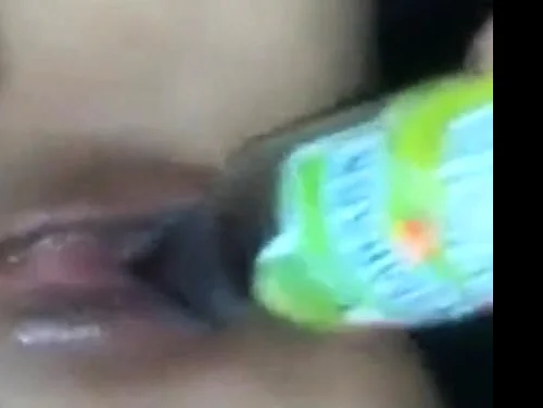 Polish girl bottle in pussy
