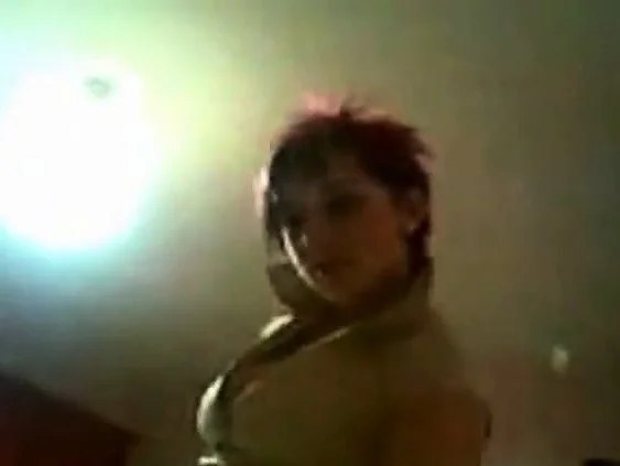 Punk babe upskirt no panties tease on livecam