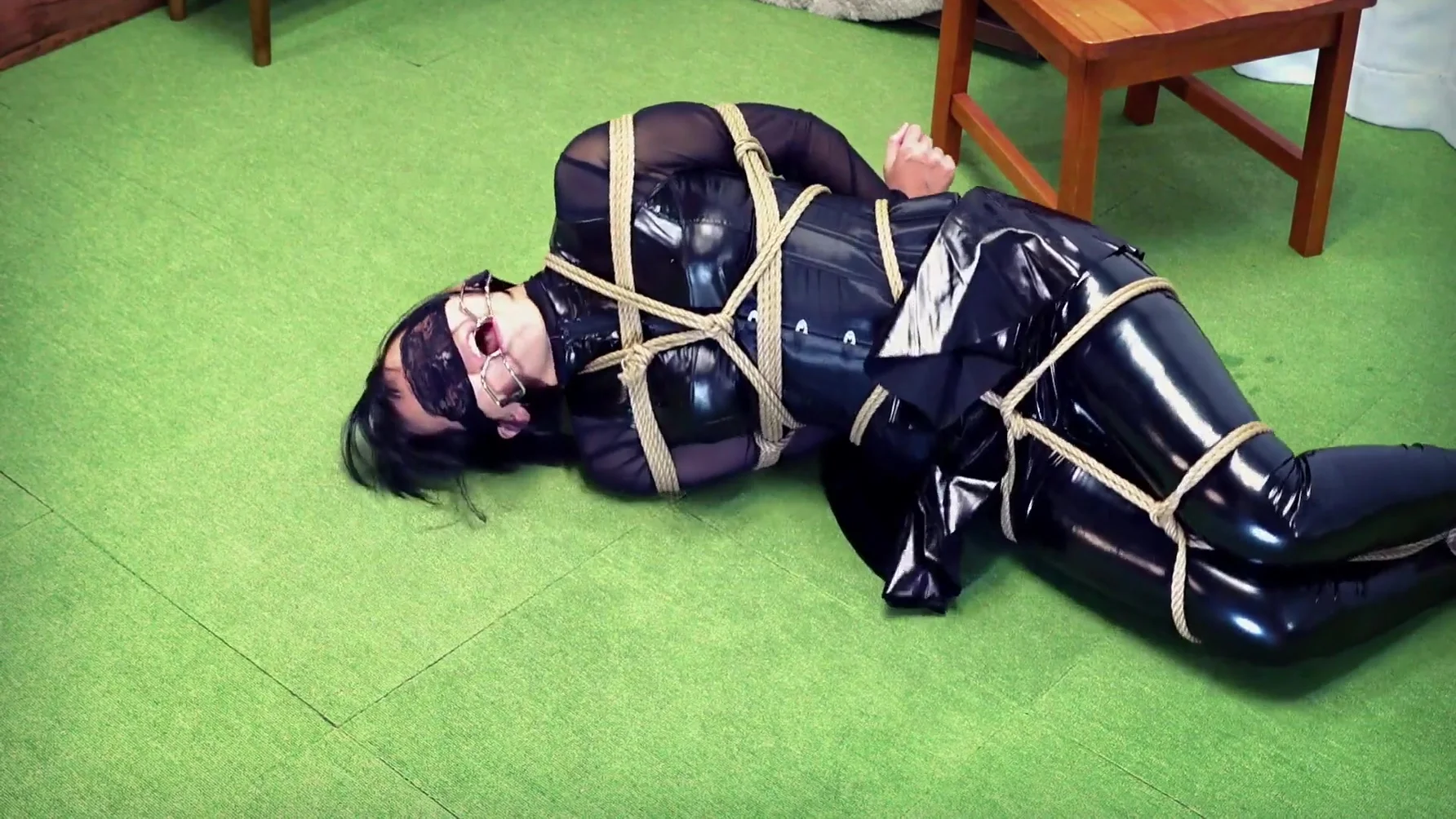 A Princess Struggling To Break Free Of The Rope