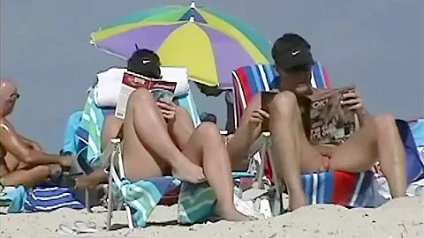 Couple Split By Strangers On A Nude Beach